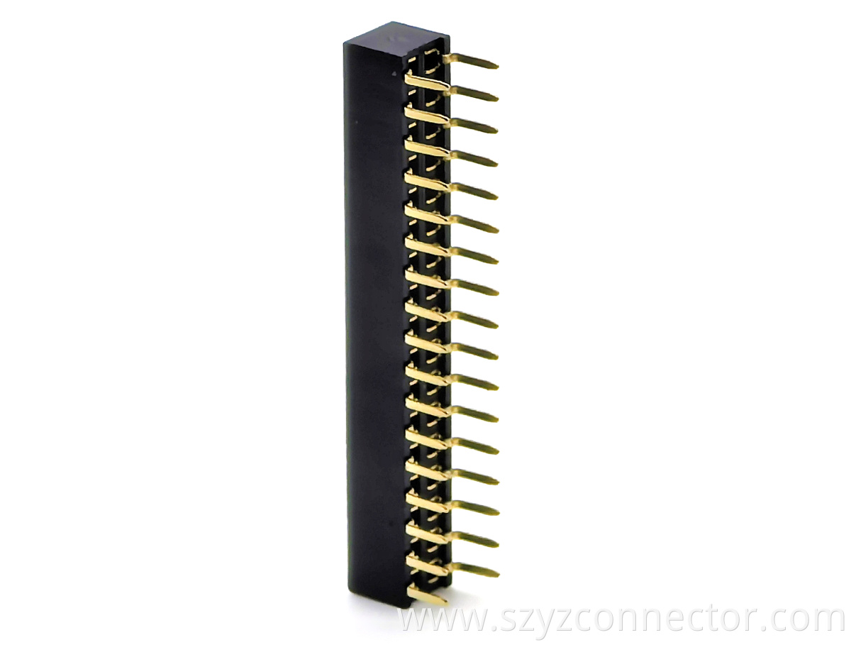 2.0mm female header 34p